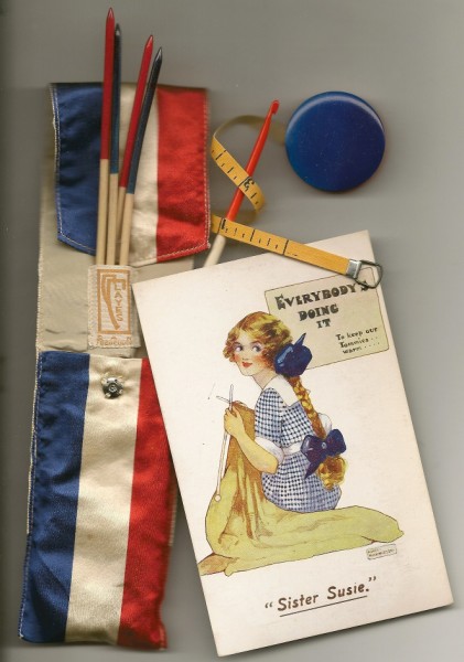 Link to History (picture of US &amp UK WWI Knitting Campaigns)